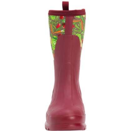 Muckboot Damen Chore Classic Mid Veggie Print Rot
