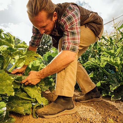 Herren Outscape Chelsea Muckboot Schwarz