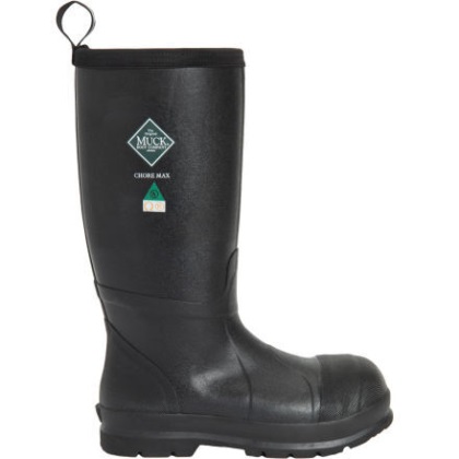 Muckboot Herren Chore Max Tall CSA Resistant Comp Toe Black