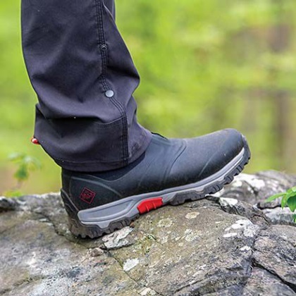 Muckboot Herren Apex Mid Zip Schwarz