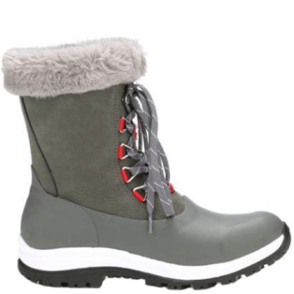 Damen Après Lace Arctic Grip Muckboot Grau