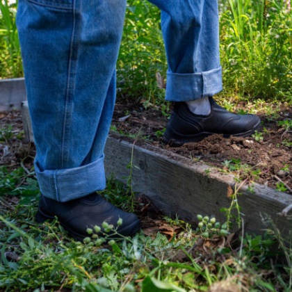 Muckboot Herren Outscape Slip On Schwarz