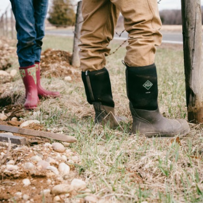 Muckboot Schwarz Herren Arbeit Hoch