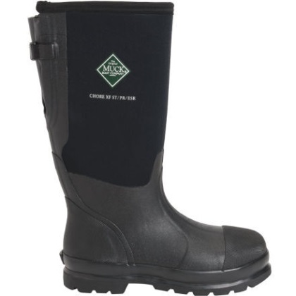 Muckboot Schwarz Herren Arbeit Classic Stahlkappe Breite Wade