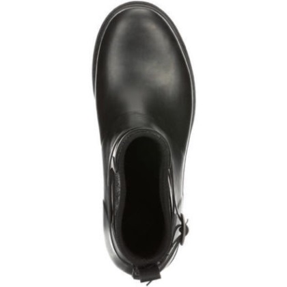 Damen Liberty Wasserdichte Gummistiefelette Schwarz