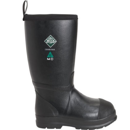 Herren Chore Max Met Guard Muckboot Schwarz