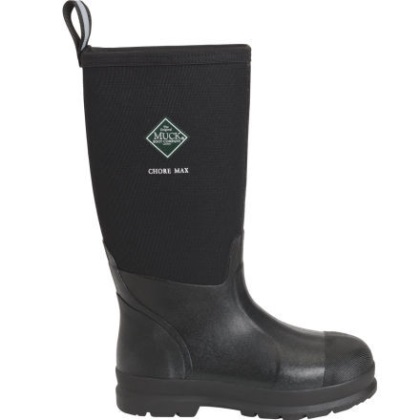 Herren Muckboot Chore Max Plain Toe Schwarz