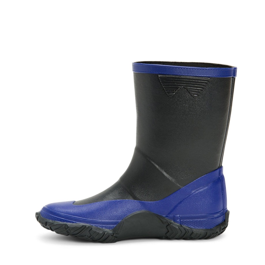 Häckslerstiefel Für Kinder Schwarz Blau Muckboot
