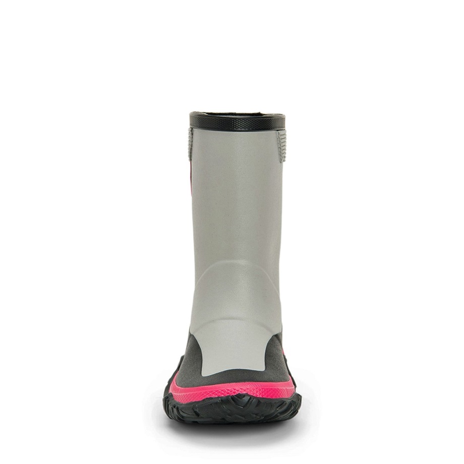 Häckslerstiefel Für Kinder Muckboot Grau Schwarz Pink