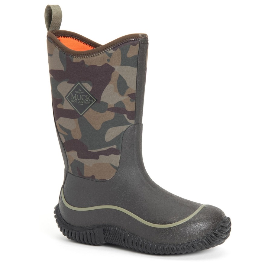 Hale Hohe Stiefel Für Kinder Muckboot Camo-Print