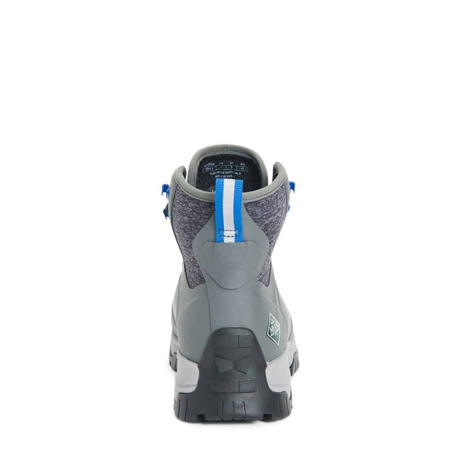 Herren-Apex-Schnürkurzstiefel Grauer Muckboot