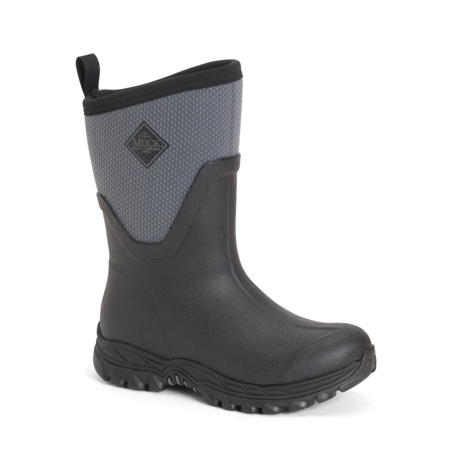 Muckboot Arctic Sport Ii Kurze Stiefel Schwarz Grau Damen