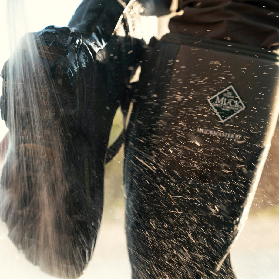 Muckboot Schwarz Muckmaster Verstellbare Hohe Stiefel Für Herren