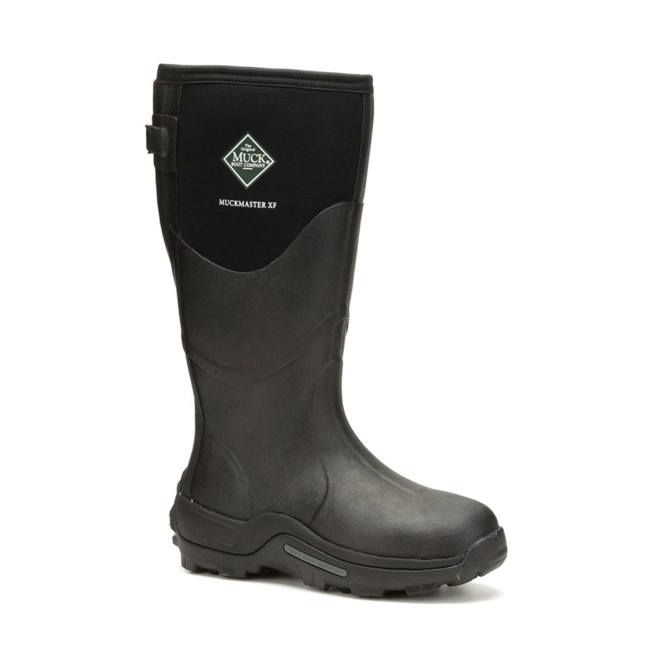 Muckboot Schwarz Muckmaster Verstellbare Hohe Stiefel Für Herren