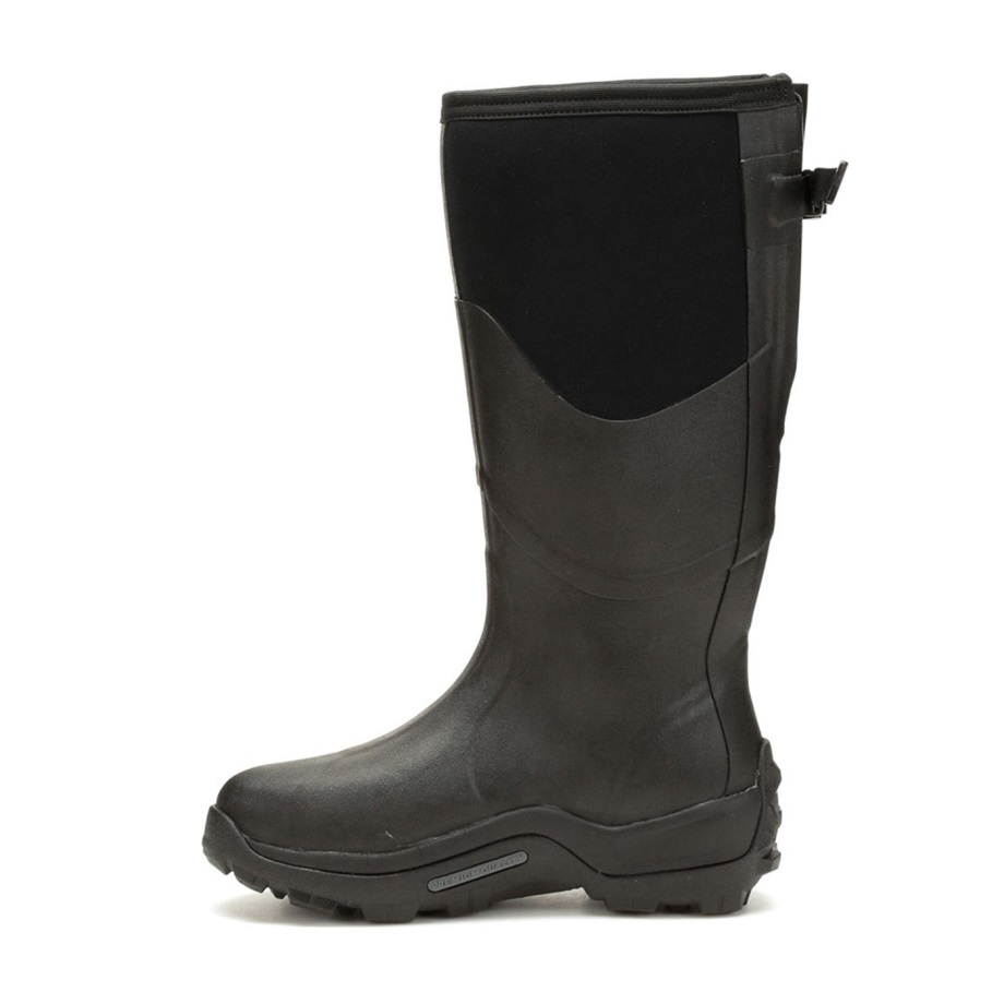 Muckboot Schwarz Muckmaster Verstellbare Hohe Stiefel Für Herren