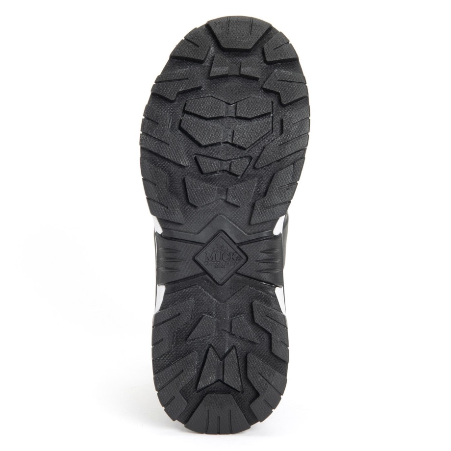 Muckboot Schwarze Kurze Damenstiefel Mit Apex-Reißverschluss