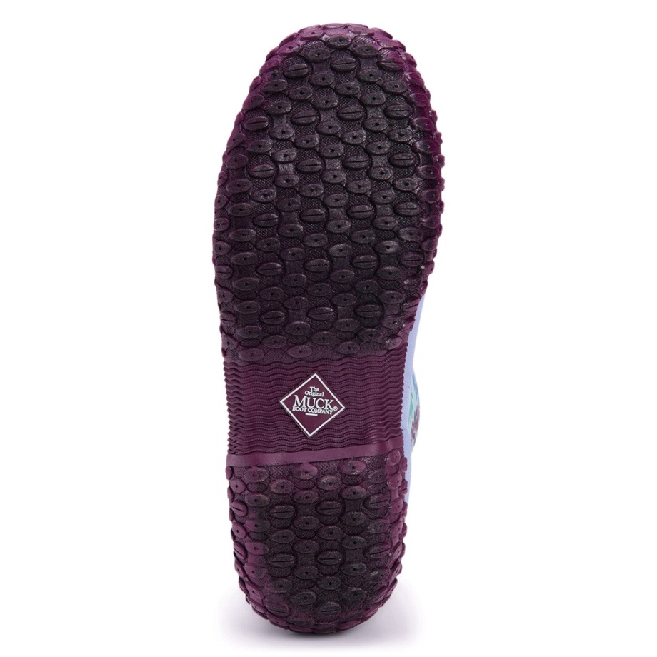 Muckboot Blauer Irisdruck Frauen Rhs Muckster Ii Kurze Stiefel