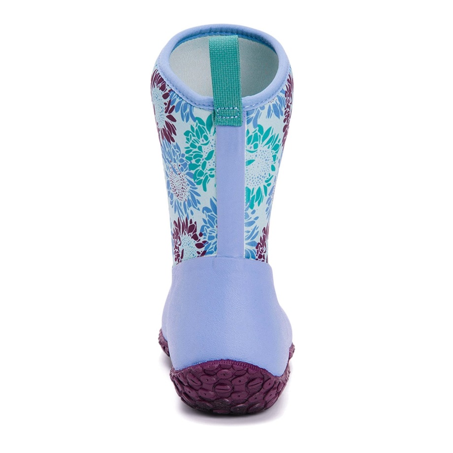 Muckboot Blauer Irisdruck Frauen Rhs Muckster Ii Kurze Stiefel