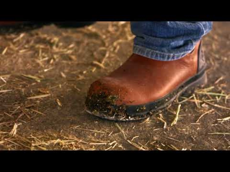 Muckboot Karamellfarbene Herren-chelsea-sicherheitsstiefel Aus Landwirtschaftsleder