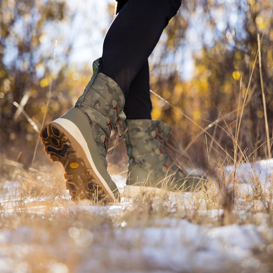 Muckboot Castlerock Camo Print Arctic Ice Nomadic Vibram Kurze All-Terrain-Stiefel Für Damen