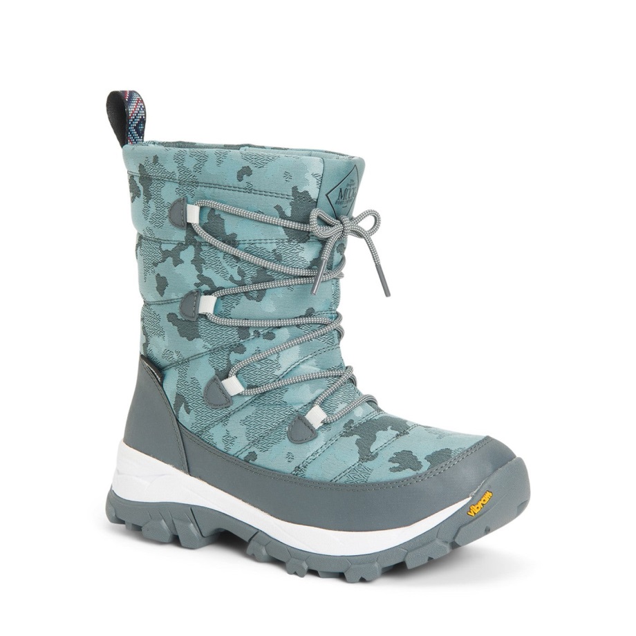 Muckboot Castlerock Camo Print Arctic Ice Nomadic Vibram Kurze All-Terrain-Stiefel Für Damen