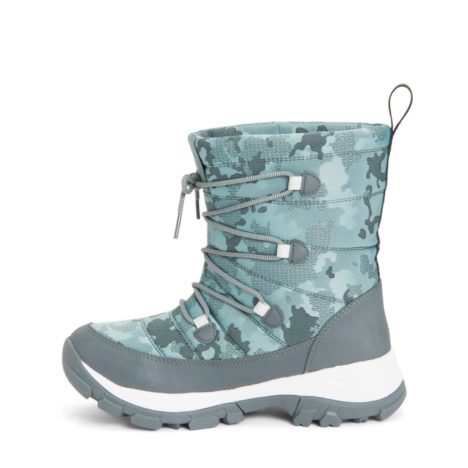 Muckboot Castlerock Camo Print Arctic Ice Nomadic Vibram Kurze All-Terrain-Stiefel Für Damen