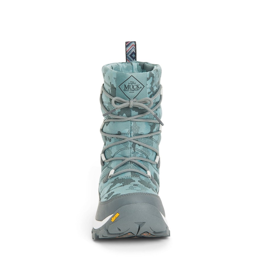 Muckboot Castlerock Camo Print Arctic Ice Nomadic Vibram Kurze All-Terrain-Stiefel Für Damen