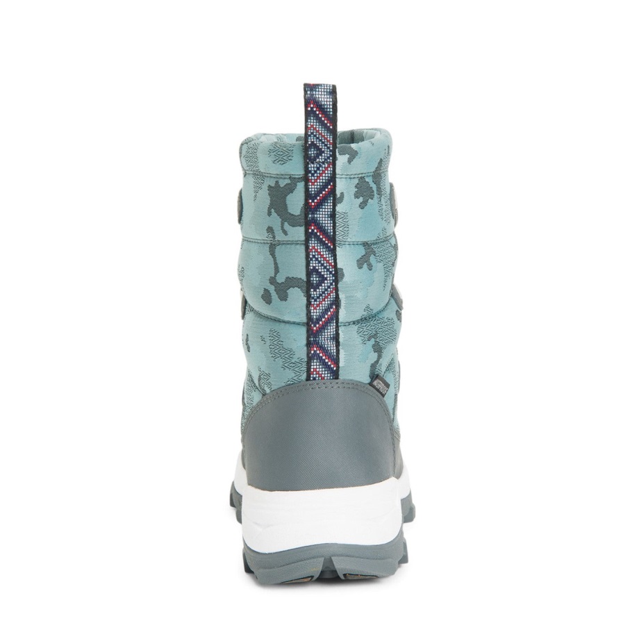 Muckboot Castlerock Camo Print Arctic Ice Nomadic Vibram Kurze All-Terrain-Stiefel Für Damen