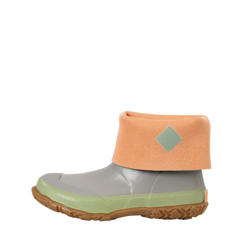 Muckboot Hellgraue Forager Kurze Damenstiefel