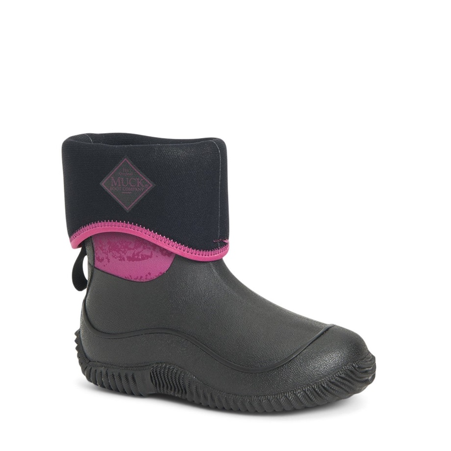 Muckboot Magenta Digi Fade Print Halbhohe Kinderstiefel