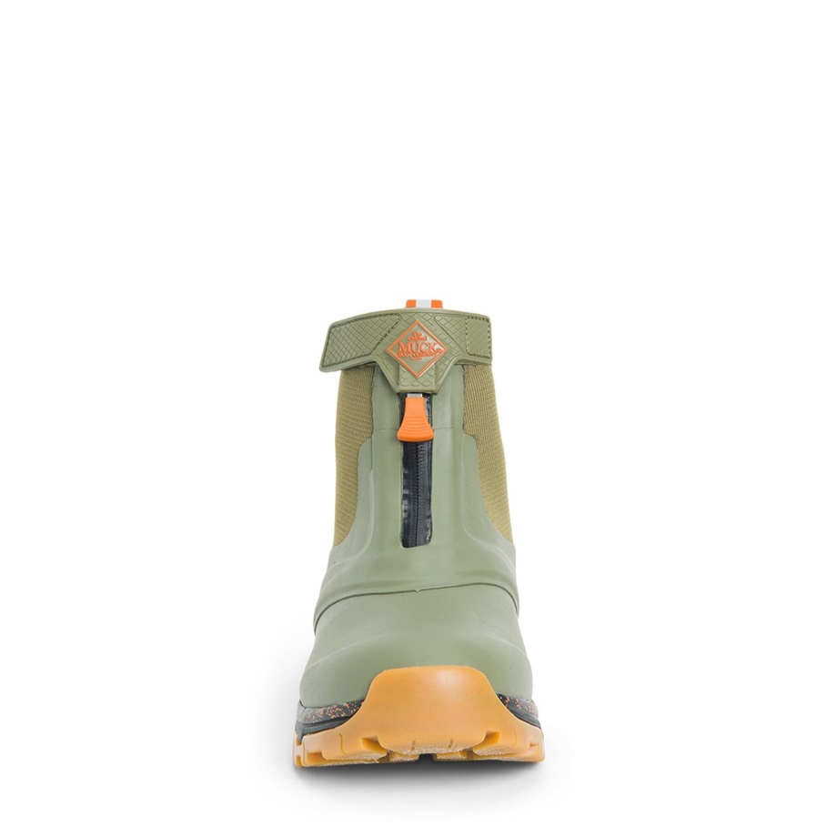 Muckboot Herren Apex Zip Kurze Stiefel Oliv