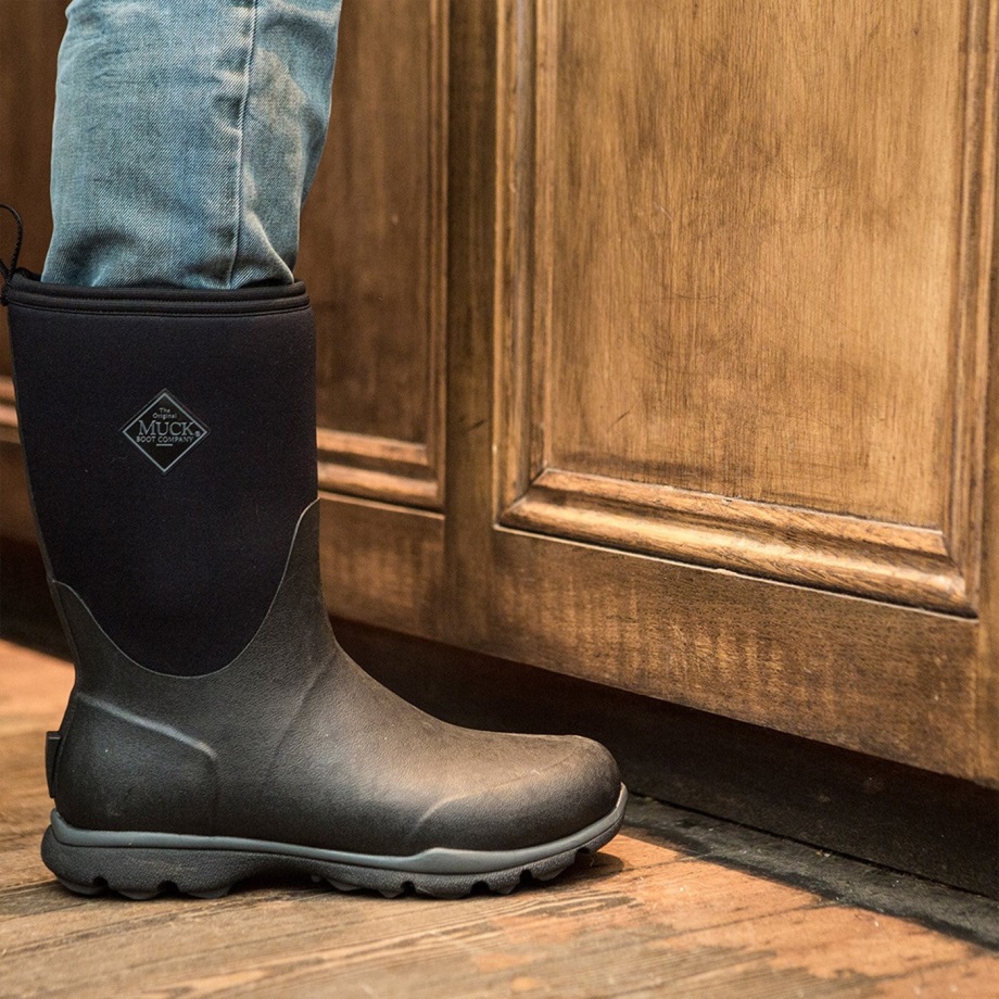 Muckboot Arktische Exkursion Kurze Stiefel Für Herren Schwarz