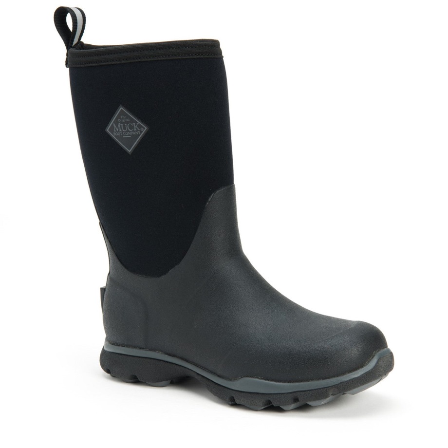 Muckboot Arktische Exkursion Kurze Stiefel Für Herren Schwarz