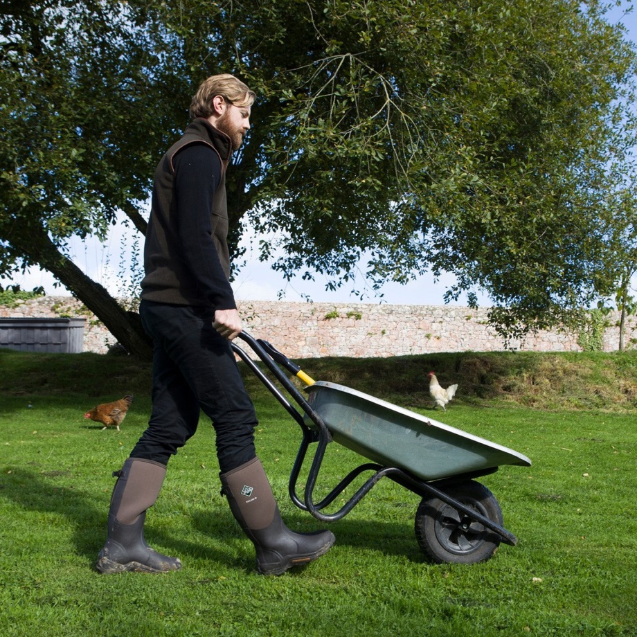 Muckboot Verstellbare Hohe Herrenstiefel Für Feuchtgebiete Rinde