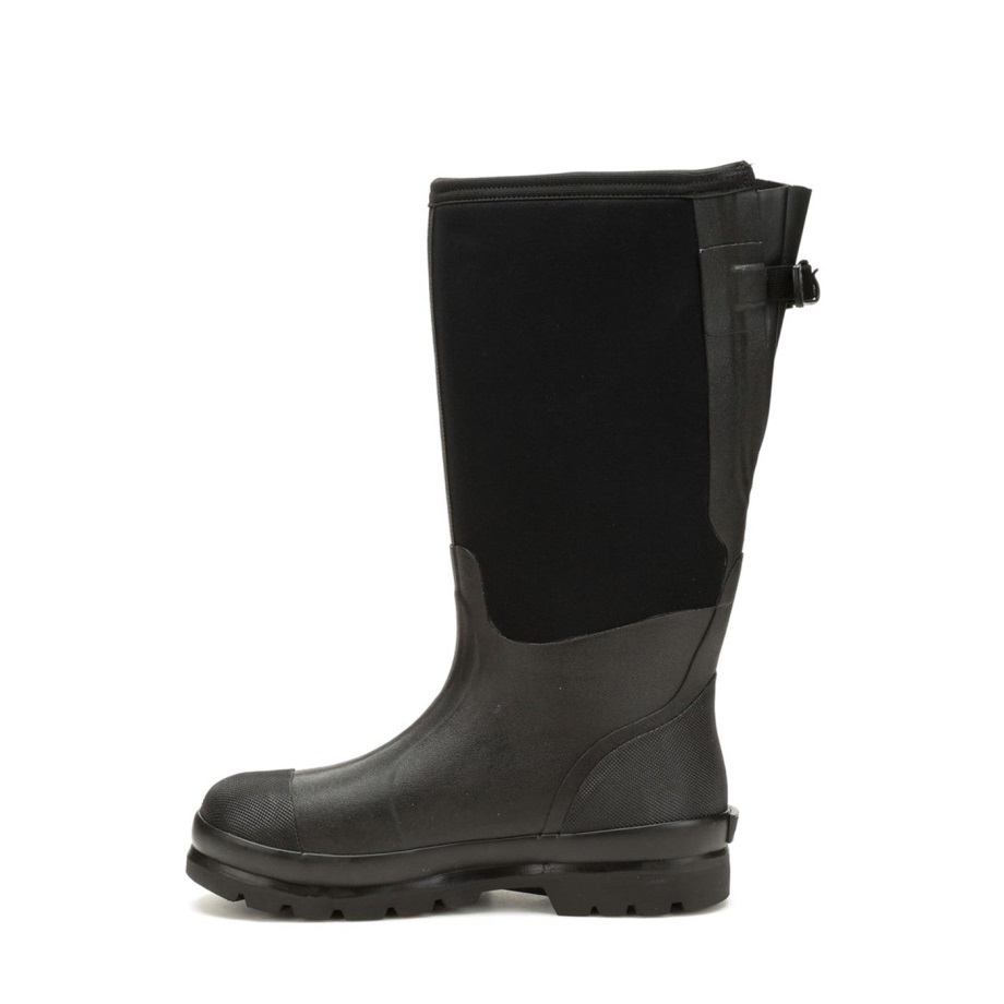 Muckboot Herren Chore Verstellbare Hohe Stiefel Schwarz