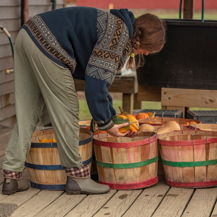 Muckboot Walnuss Karierter Druck Frauen Rhs Muckster Ii Kurze Stiefel