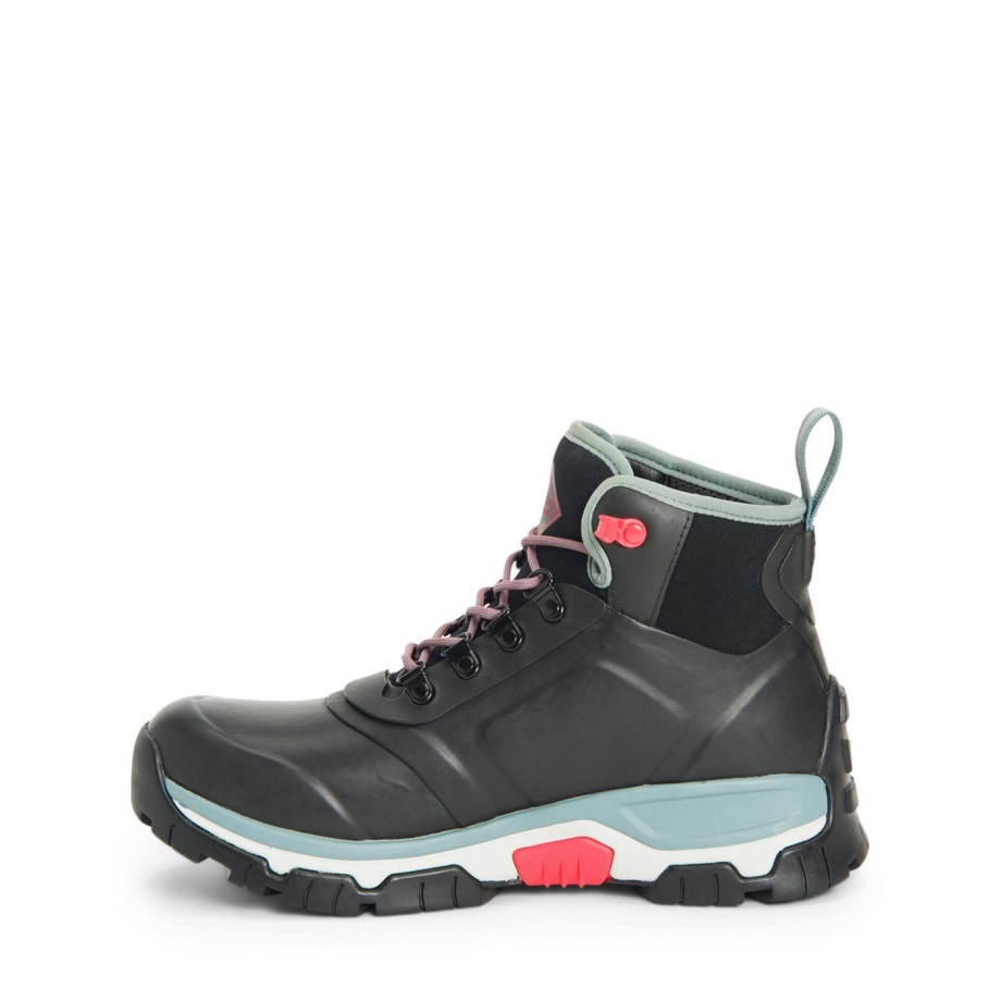 Muckboot Apex Kurze Schnürstiefel Für Damen Schwarz
