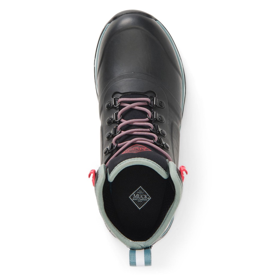 Muckboot Apex Kurze Schnürstiefel Für Damen Schwarz