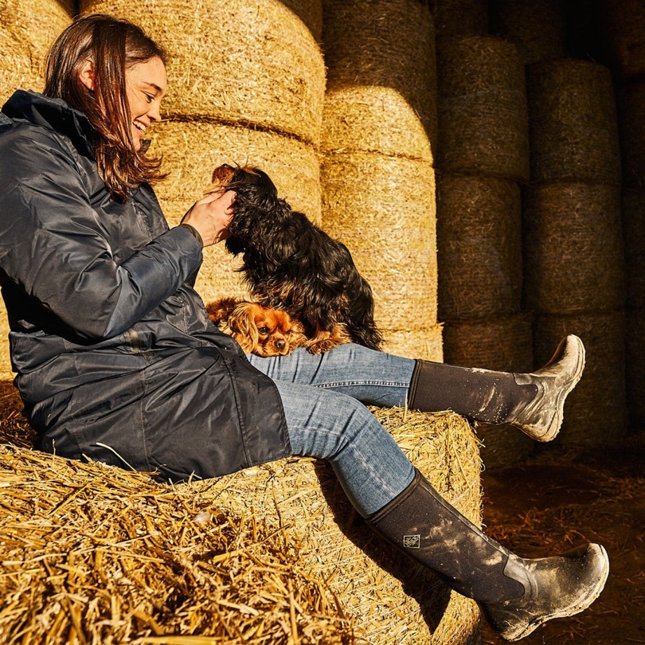 Muckboot Arctic Adventure Hohe Damenstiefel Schwarz