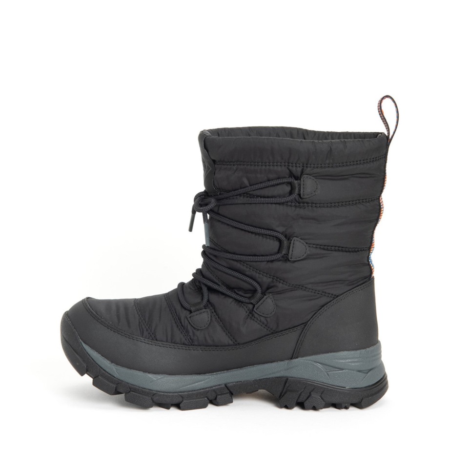Muckboot Damen Arctic Ice Nomadic Vibram All Terrain Kurzstiefel Schwarz