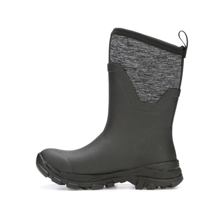 Muckboot Arctic Ice Vibram Ag Kurze Damenstiefel Für Jedes Gelände, Melierter Jersey-Aufdruck
