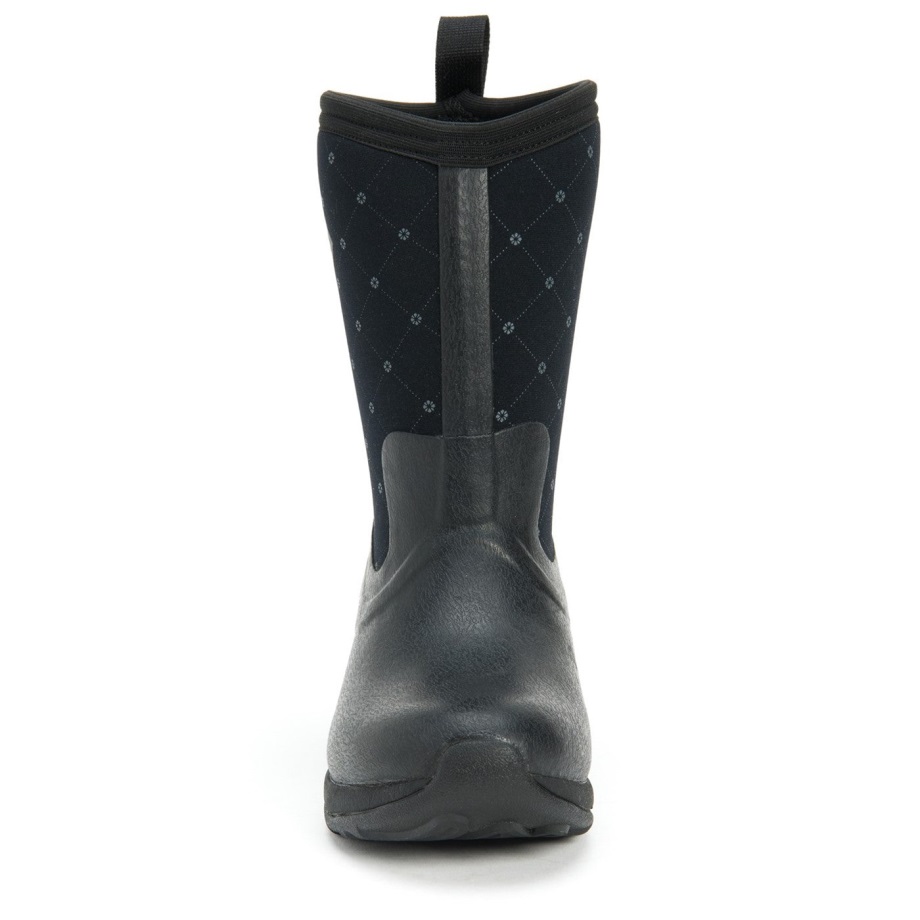 Muckboot Arctic Weekend Short Boots Für Damen Mit Schwarzem Castlerock-Print