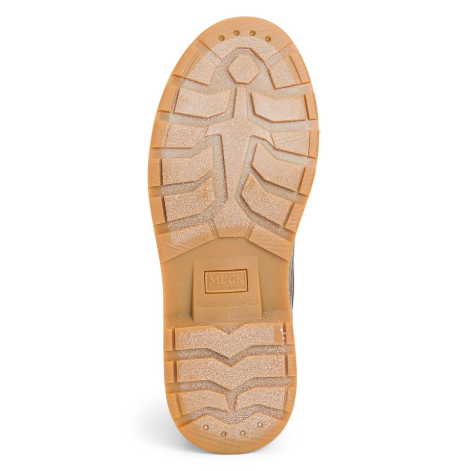 Muckboot Muck Originals Duck Schnürstiefel Aus Leder Für Damen Tan