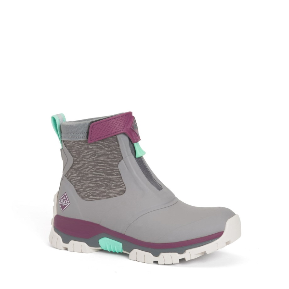 Damen-Apex-Kurzstiefel Mit Reißverschluss, Frostgrauer Muckboot