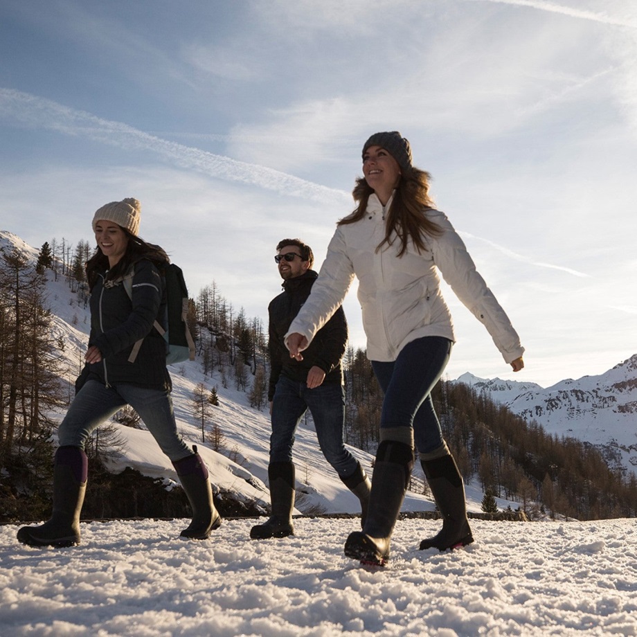 Damen Arctic Ice Vibram AG All Terrain Hohe Stiefel Schwarz Muckboot