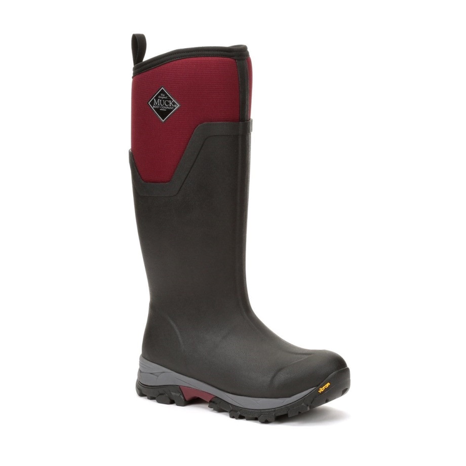 Damen Arctic Ice Vibram AG All Terrain Hohe Stiefel Muckboot Windsor Wine
