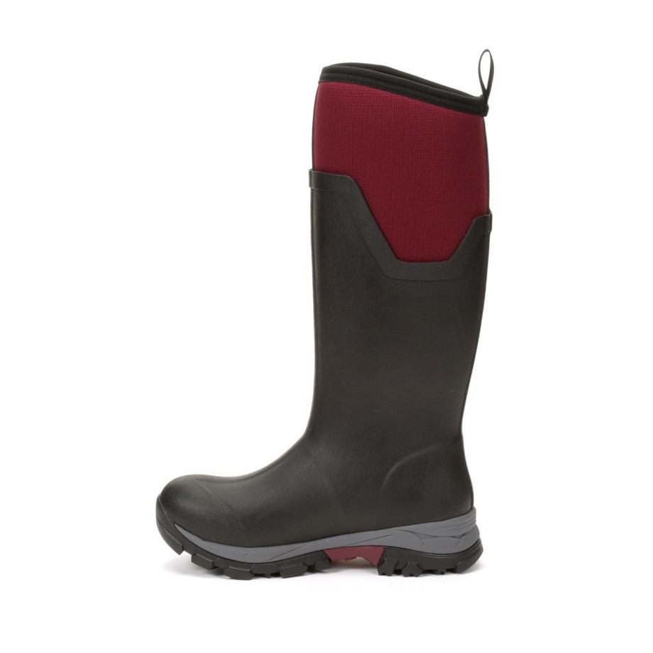 Damen Arctic Ice Vibram AG All Terrain Hohe Stiefel Muckboot Windsor Wine