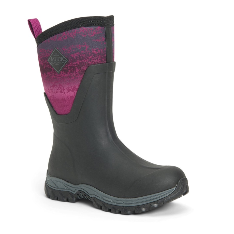 Arctic Sport Ii Kurze Stiefel Für Damen Muckboot Magenta Digi Fade Print