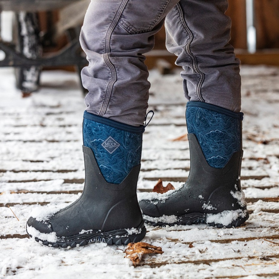 Arctic Sport Ii Kurze Stiefel Für Damen Navy Topography Muckboot