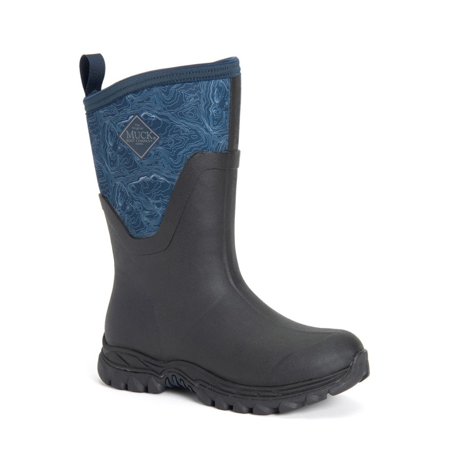 Arctic Sport Ii Kurze Stiefel Für Damen Navy Topography Muckboot